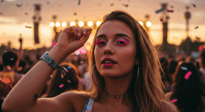 Colored & Glitter Lashes for Festivals: Dazzle with Every Blink