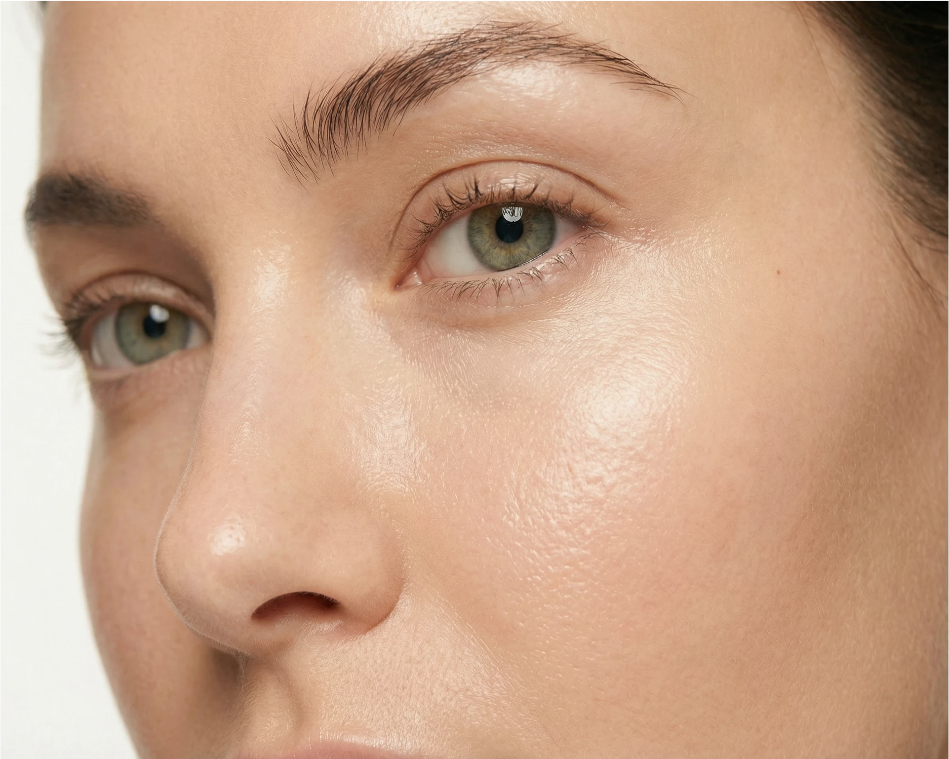 smooth bright under eye skin after caffeine serum