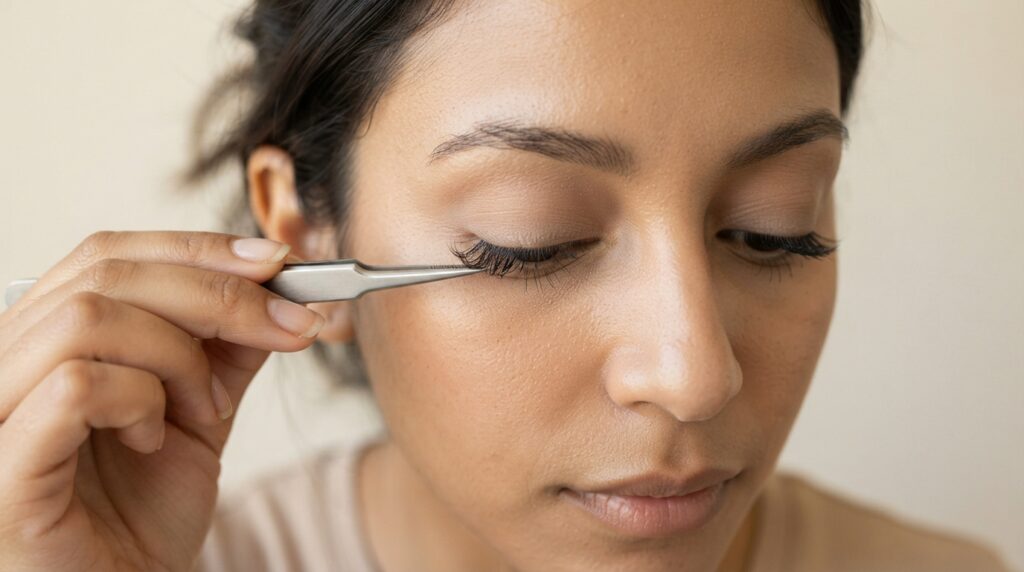 Pre-glued lashes compared with lash formats